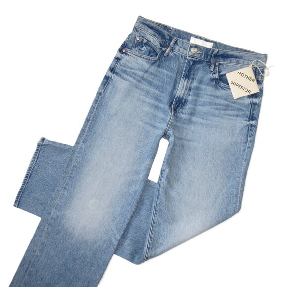 NWT Mother The Kick It in Never Let Go High-Rise Straight Leg Jeans 31 - Picture 6 of 11